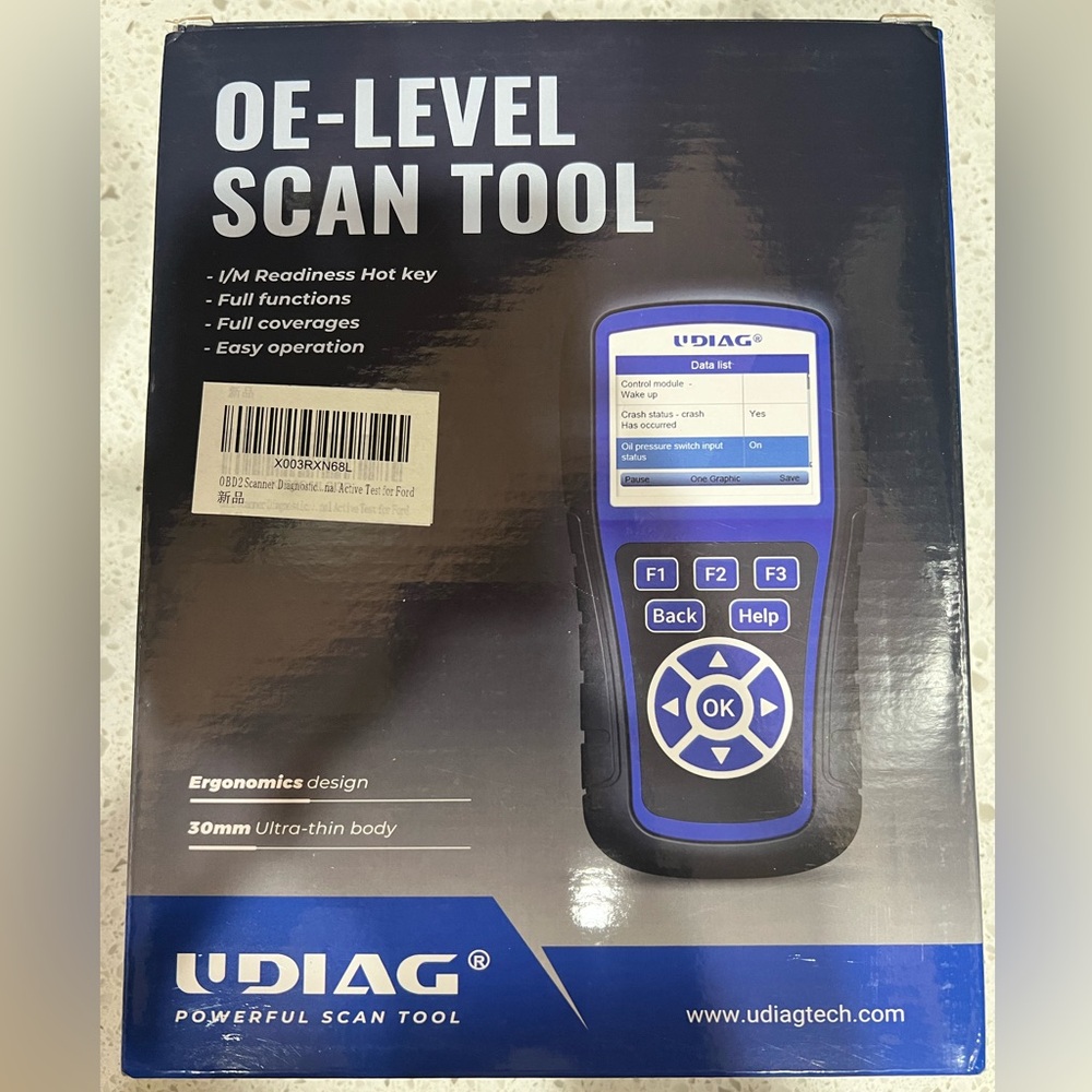 (FORD) $199.99 UDIAG A200 OBD2 Car Scanner Full System Diagnostic Scan Tool